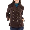 Merona&reg; Cotton Chelsea Peacoat - Brown