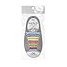 Homeout 1 Set(16pcs) No Tie Silicon Shoelaces - Colorful (Rainbow, 16pcs/Adults)