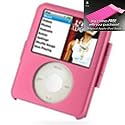 Official XVIDIAâ"¢ Pink Aluminium Metal Case Cover for 8GB Apple Nano Generation 3 (3rd, 3G) - Cool Flip Lid Plus Original Apple iPOD Pink Sock (see photo)!