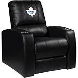 Home Theater Recliner with NHL Toronto Maple Leafs Panel