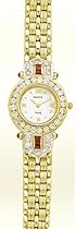 Buy Geneve W1786 Geneve 14K Solid Gold & Diamond Womens Watch W1786