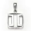 Gemini SETH Pendant (5/22 - 6/21). Egyptian Astrology. Zodiac of Dendra. Sterling Silver