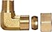 Anderson Metals Brass Tube Fitting, Elbow, 3/16