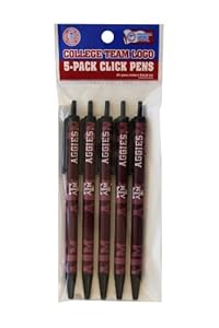 NCAA Texas A&M Aggies Disposable Click Pens