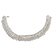 Indian Jewelry Ankle Bracelet Pairs in Silver 10 inches