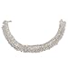 Indian Jewelry Ankle Bracelet Pairs in Silver 10 inches