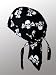 Das Bandana Cap ist aus 100 Prozent Baumwollstoff hergestellt. Die  Gr�sse des hier angebotenen 
Bandana Cap ist universell und passt sich der Kopfform an.