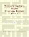 Book Webster's Tagalog to English Crossword Puzzles: Level 1