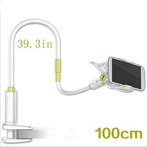 iPhone Holder,Ring Stand,[Kickstand][Re-Usable]Flexible Long Arms Cell Phone Clip Holder Stand for iPhone 6 6s Plus 5s SE, Samsung Galaxy S7 S6 Edge S5 S4 Note5 Note4, HTC One M9 M8 &amp; more (Green)