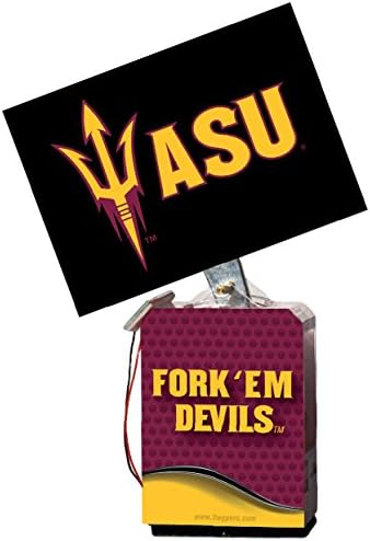 NCAA Arizona State University Solar Buddy Automotive Flag, Small, Maroon