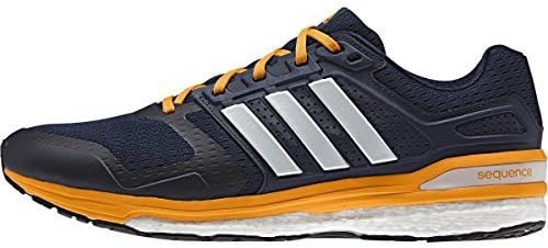 Adidas Supernova Sequence 8 (Wide) Mens Running Shoe 10 Navy-White EQT Orange