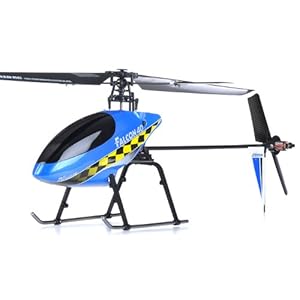 Exceed RC 2.4Ghz Falcon 40 V2 4-Channel RC Helicopter RTF Fixed Pitch - 100% Ready-to-Fly w/ Lipo Battery & LCD Transmitter Monitor (Blue OR NEXT AVAILABLE COLOR SENT AT RANDOM)