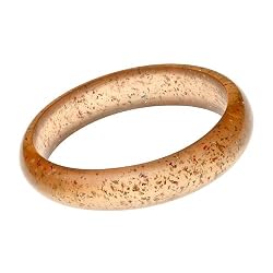 Translucent Sparkle Resin Bangle Bracelet