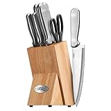 Ginsu 8-Piece Stainless Steel Knife Set with Block