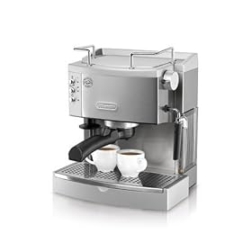 De'Longhi EC710 Espresso/Cappuccino Maker, 15 Bar (Stainless Steel)