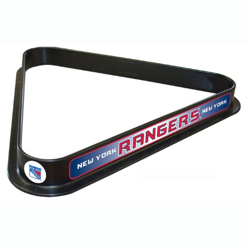 NHL New York Rangers Triangle Billiard Ball Rack