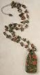 Unakite Pendant Necklace