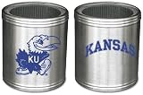 Kansas Jayhawks Stainless Steel Can Cooler Set