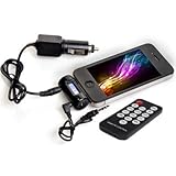 ATC For iPod Classic Video Touch Nano FM Radio Transmitter Car Charger Audio Cable Remote Control