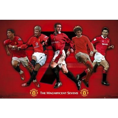 Football Posters: Manchester United - Magnificent Seven - 91.5x61cm Poster Print, 36x24