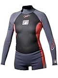 Body Glove Womens 2/1mm Vibe Long Sleeve Springsuit Wetsuit, 11/12