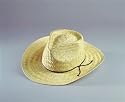 Strohhut Sommerhut Cowboyhut aus Naturstroh Karneval