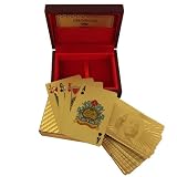 Playing Cards Deck in 999.9 Gold Plating Unusual Gift for Dad ~ ShalinIndia