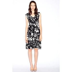 Suzi Chin Women's Graphic Nature Print Jersey Dress: Clothing from amazon.com