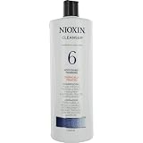 Nioxin Cleanser, System 6 (Medium to Coarse/Noticeably Thinning/Natural or Chemically-treated), 33.8 Ounce