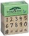Image Tree Wood Handle Rubber Stamp Set: Susy Ratto Brush Letter Number