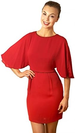 Hoss Cherry Women's Dress 6 Red