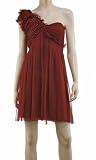 ONE SHOULDER SMOCKED DRESS