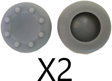 2 Pairs of Grey "Color Covers" Joystick Covers / Grips for XBOX 360, One, PS2. PS3. PS4, Logitech controllers Reusable