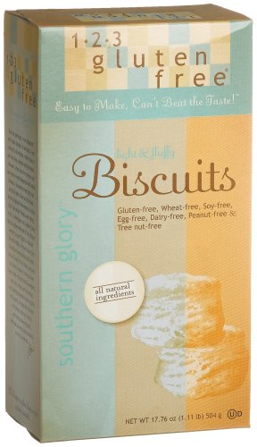 123 Gluten Free Southern Glory Biscuit Mix, 17.76-Ounce Boxes (Pack of 3)