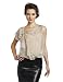 Apparel : Robert Rodriguez Women's Sheer Polka Dot Cascade Blouse