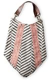 Rosanna Ikat Handbag Coral/Grey
