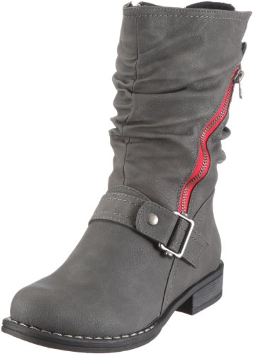 Rieker Kadie 95174-42, Damen Stiefel, Grau (cenere 42), EU 40