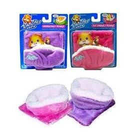 Zhu Zhu Pets Hamster Bed and Blanket Combo Set - Pink and Purple