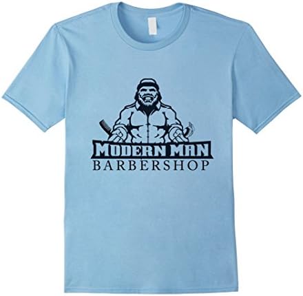 Men's Modern Man barbershop Large Baby Blue