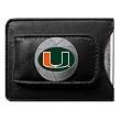 Miami Hurricanes Basketball Credit Card/Money Clip Holder - NCAA College Athletics - Fan Shop