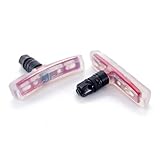 eclat Brake Pads Clear w/Red Spine