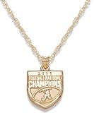 Alabama BCS Champs 10K Gold Necklace with Pendant
