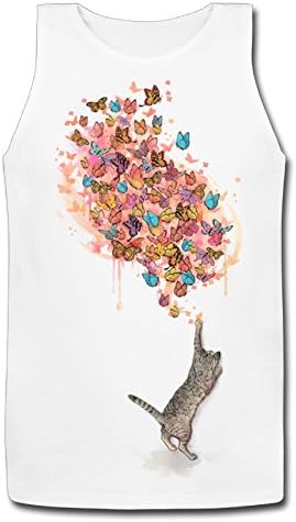Mens Butterfly Cat Butterfly Cat Graphic Design Colleges Shirts