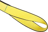 Mazzella EE1-901 Edgeguard Polyester Synthetic Heavy Duty Web Sling with Twist Eyes #4, 1 Ply, 4' L x 1