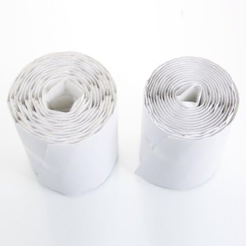 MicroMall(TM) White 1000pcs 3/4" Diameter Velcro Sticky Back Coins Hook &amp; Loop Adhesive Tapes