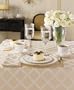 Lenox Laurel Leaf 70-by-122-Inch Oblong Tablecloth
