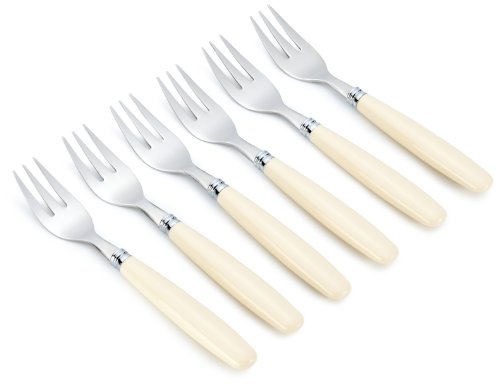 Esmeyer 273-109 Kuchengabeln Modell Jacqueline 6-teilig, cr&egrave;me