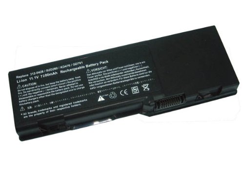 OEM Replacement Laptop Battery for Dell Inspiron 6400 Inspiron 1501 Inspiron E1505, Latitude 131L, Vostro 1000, Dell Portion # 312-0428, 0UD260, KD476, GD761, Li-ion, 11.1V, 7800mAh, 86wHr, 9 Cells, One Year Undertaking