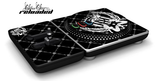 DJ Hero Turntable Controller Protective Skin, Fits Xbox 360, Playstation 2 & 3 - Silver Star Reloaded