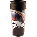 NFL Football Team Logo Vortex 16 Ounce Acrylic Travel Tumbler Glass - Denver Broncos